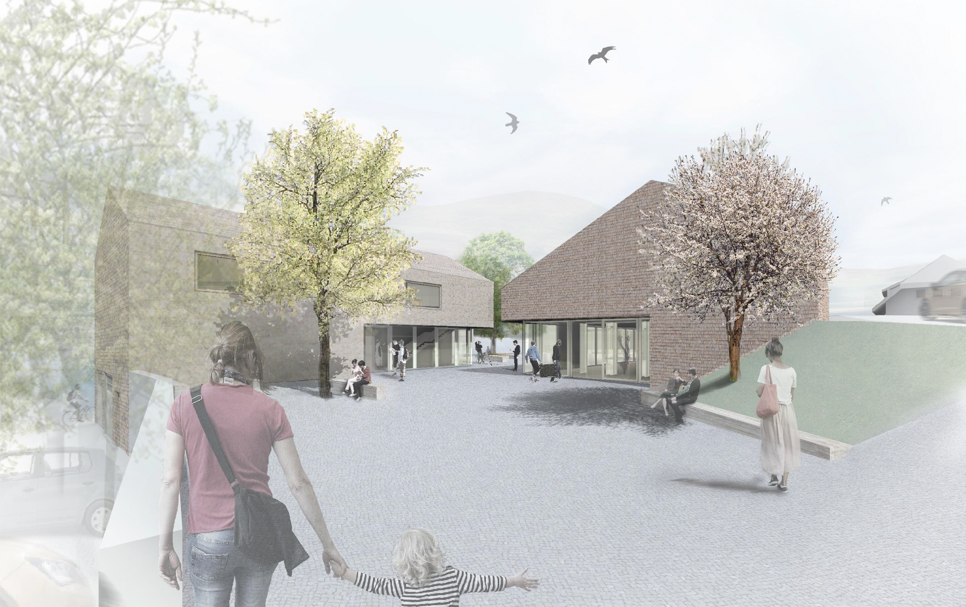 Wettbewerb Neue Ortsmitte Fröhnd Thoma Lay Buchler Architekten